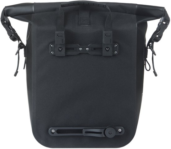 Basil Navigator Enkele Fietstas - M - 12-15 Liter - Waterdicht - Zwart van Basil — afbeelding 3