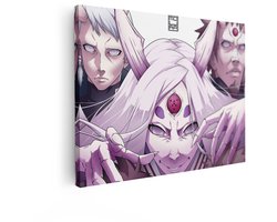 Artaza Canvas Schilderij Kaguya Otsutsuki - 120x90 cm - Wanddecoratie Anime Naruto - Muurdecoratie Hagoromo Hamura - Schilderijen Japan