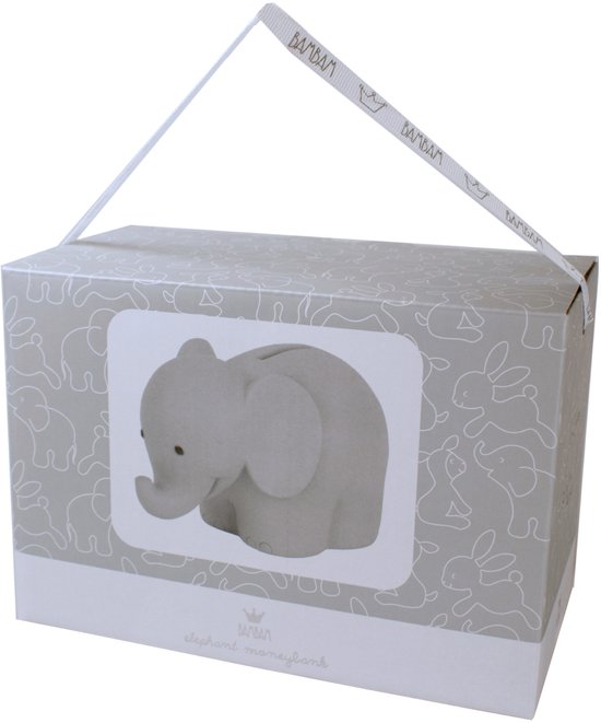 BAMBAM Spaarpot Olifant - Grijs — afbeelding 3