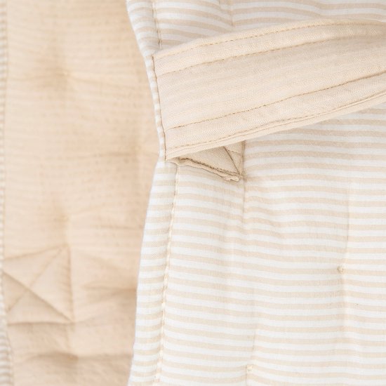 Little Dutch Pure Opbergmand Groot - Soft Beige Streep — afbeelding 3
