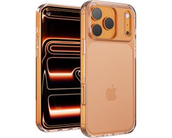 Hoesje geschikt voor iPhone 17 Pro hoes transparant shock proof