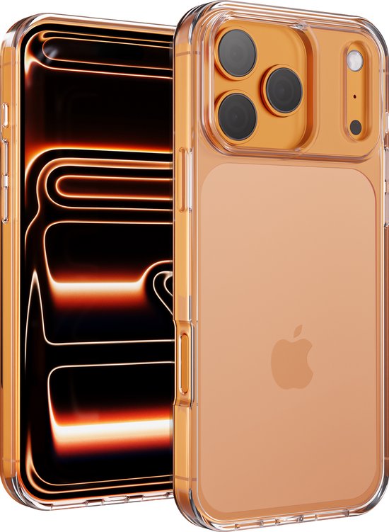 Hoesje geschikt voor iPhone 17 Pro hoes transparant shock proof