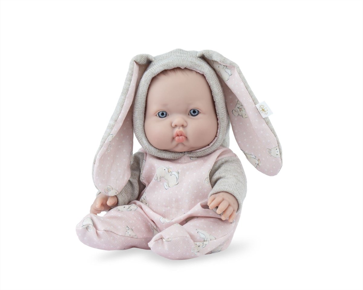 Marina - Pau pop Betty Baby Bunny 28cm speelgoedpop multicolor.