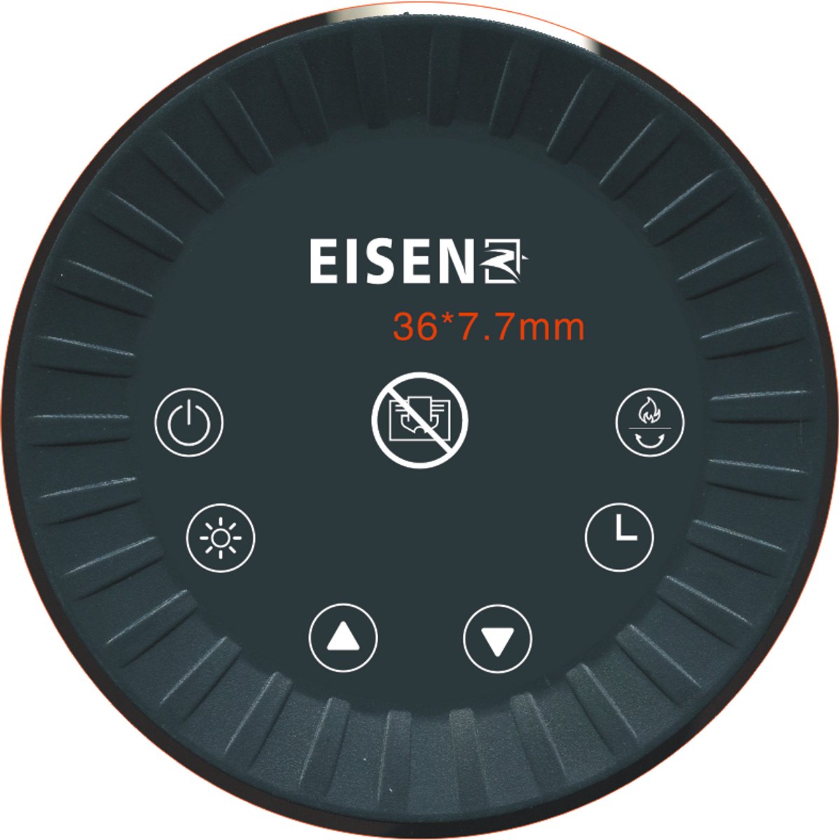 Eisenz EZ-GD011 Keramische Ventilatorkachel PTC met Vlammen-effect – 2000W – Oscillerend – LCD Display – Afstandsbediening