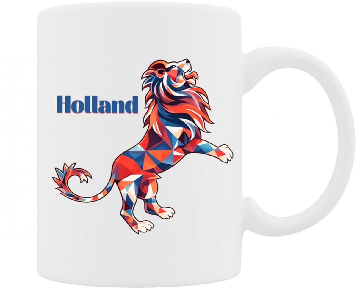 Mok - Holland Leeuw - Het Perfecte cadeau voor het WK en Koningsdag