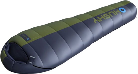 Husky mummyslaapzak ThermoPro Fenela -15°C - 210 x 85 cm - Blauw met Khaki van Husky — afbeelding 2