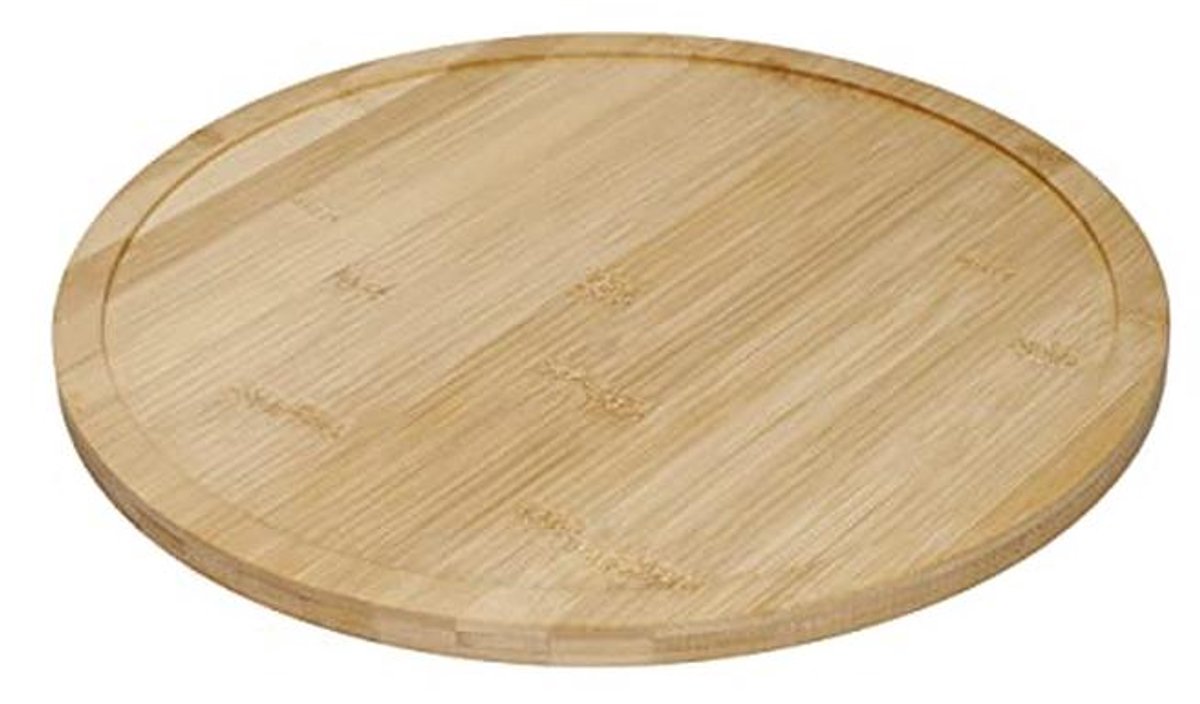 Houten Bamboe Lazy Susan Draaitafel 35cm voor Keuken en Thuis