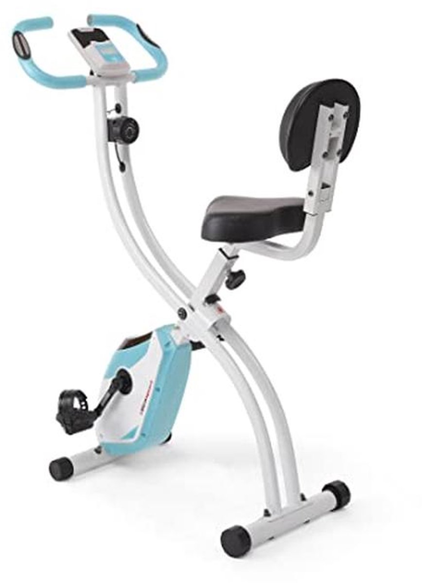 Fietsen Thuis: Opvouwbare Fitnessfiets met Hartslagmeter en LCD Scherm
