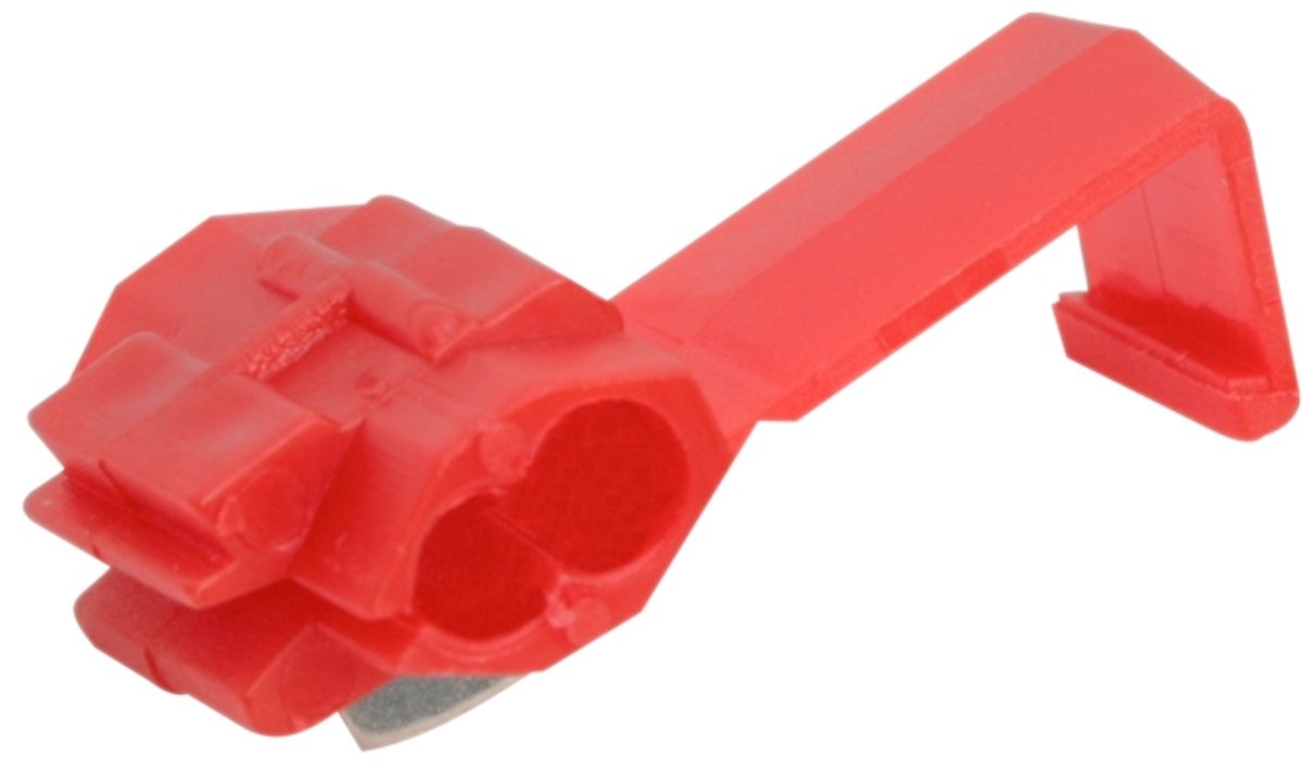 20x Snap-On Kabelconnector Rood – Kabelverbinders voor 1 of 2 Draden – Snelkoppeling – Automotive Kabelverbinding - 20 Stuks [05290]