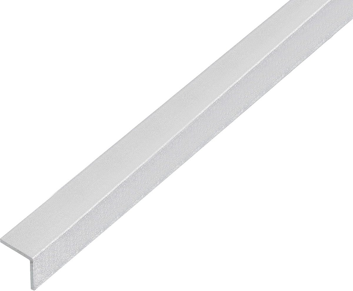 Zelfklevend Hoekprofiel Aluminium 100x2x2cm Geperleld Zilver - Randafwerking