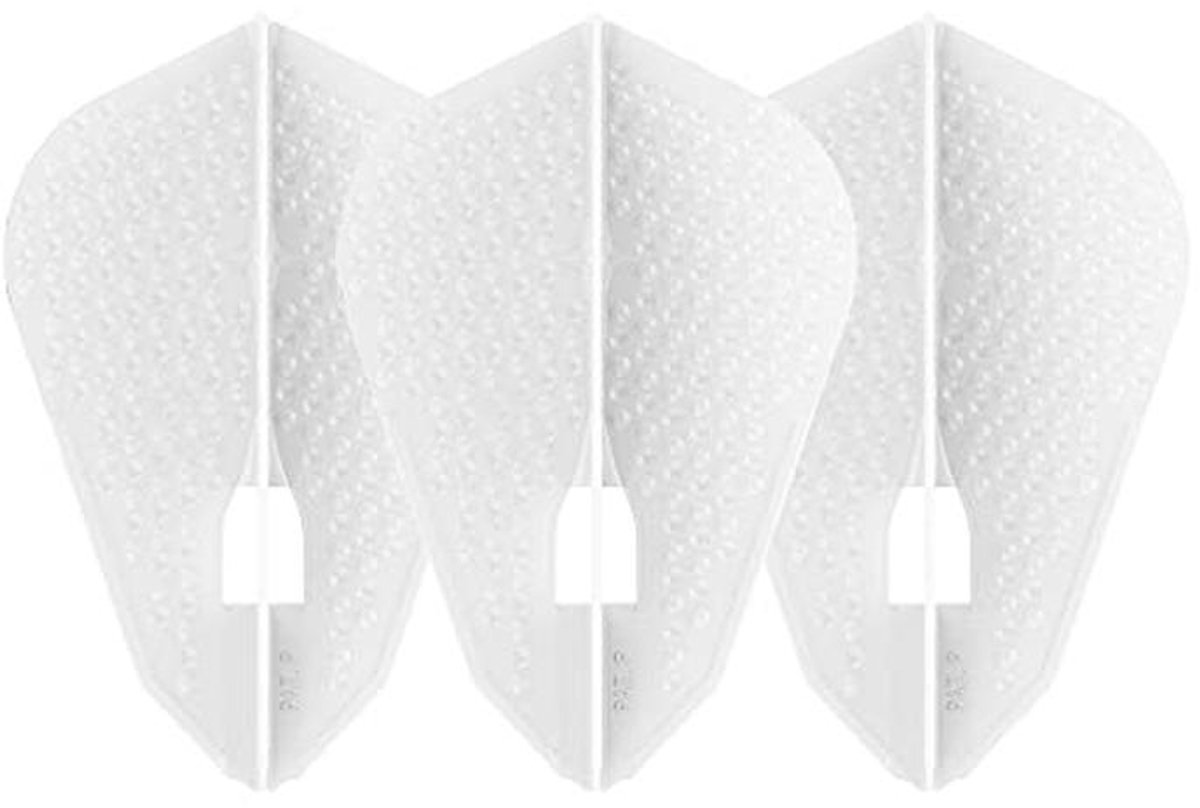 Dart Flights Dimple Fantail White - Perfecte Aerodynamica voor Betere Speelervaring