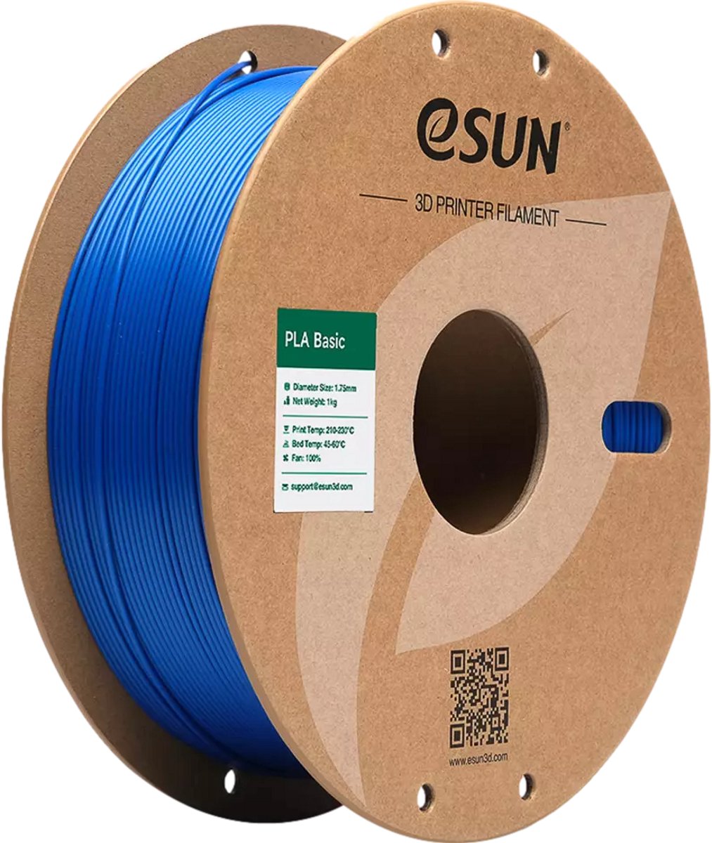 eSun PLA-Basic Blauw / Blue 1 kg - 1.75mm - 3D printer filament
