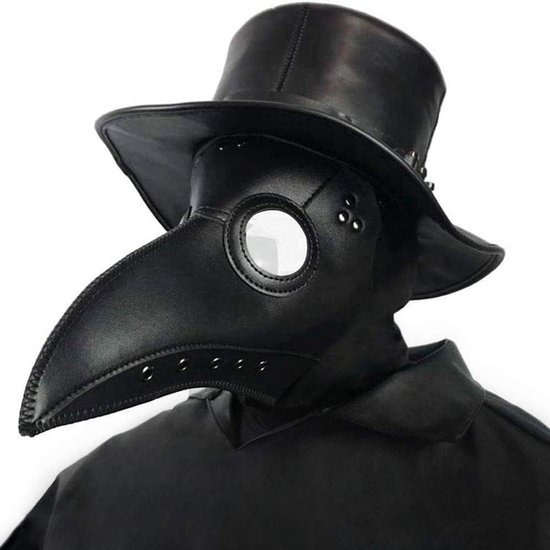 Venetiaans masker snavel - zwart kopen
