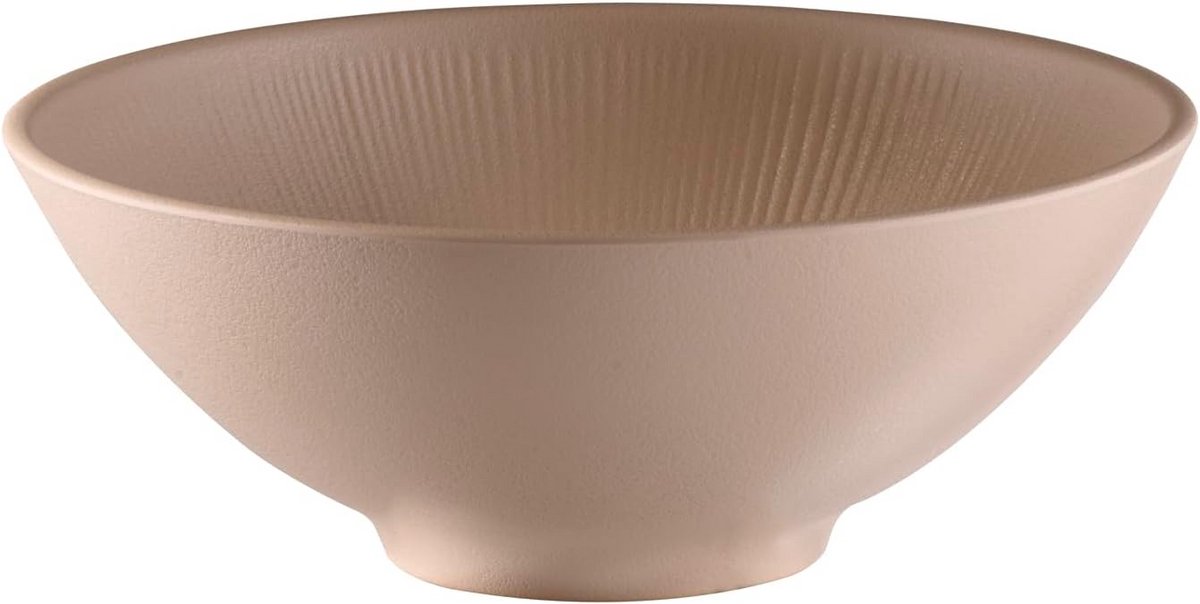 Ronde Serveerschaal NERO - Duurzaam Melamine - 1.7 Liter - Doorsnede 24 cm