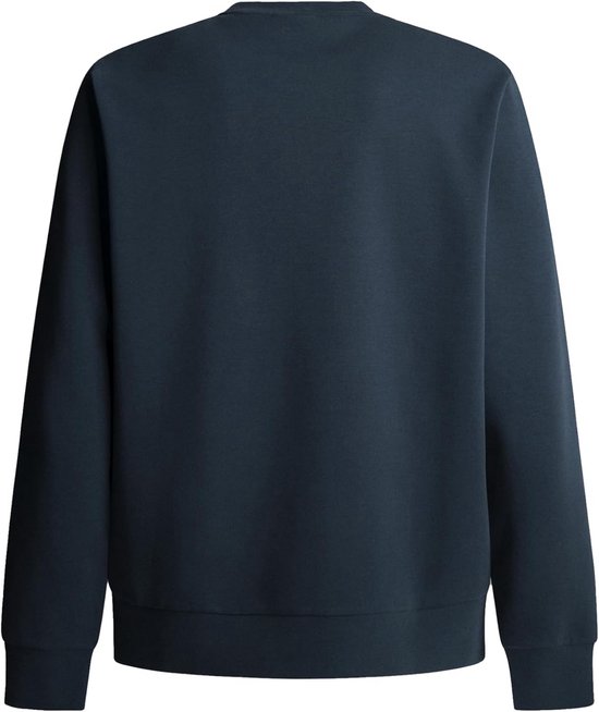 Heren Sweatshirt Blauw met Team Logo - Comfortabele Ronde Hals Trui — afbeelding 2