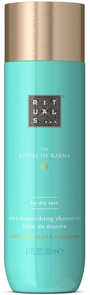 Rituals - Karma - Shower Oil 200 ml - Doucheolie 200 ml