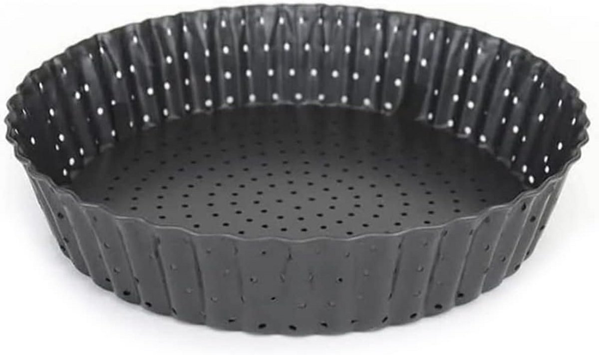 Geperforeerde Bakvorm met Uitneembare Bodem - 24 cm voor Brownies en Taart