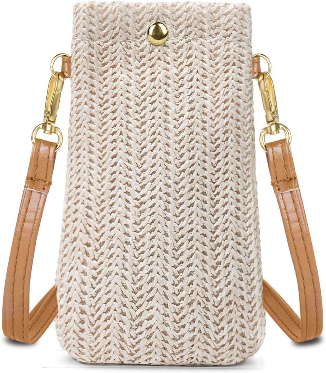 Modieuze schoudertas voor dames, crossbody strandtas, kleine tas voor reizen en vakantie