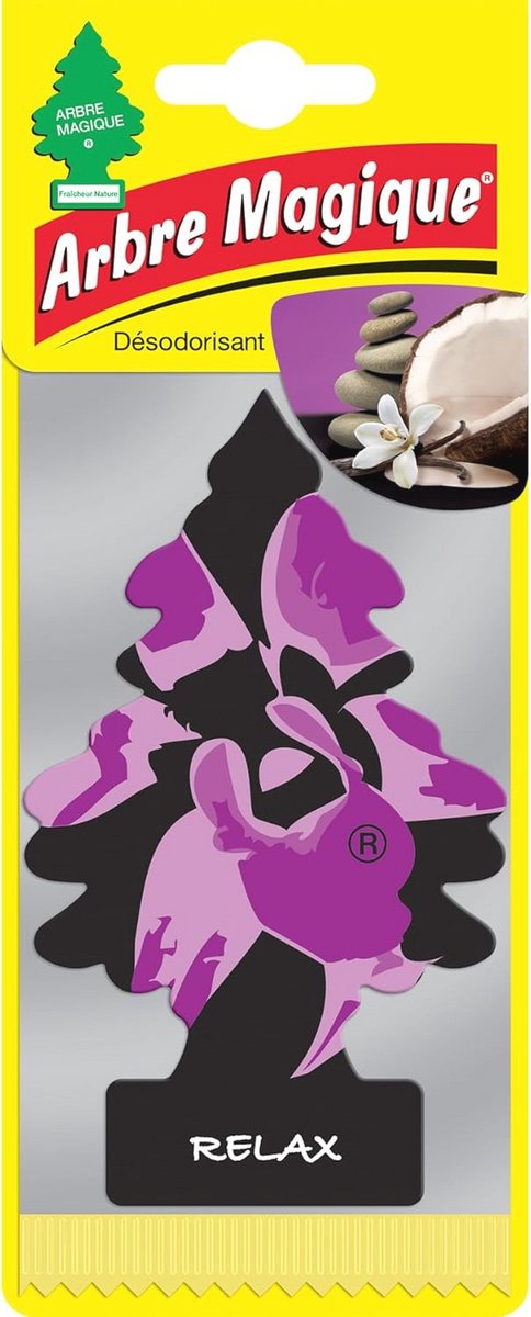 Luchtverfrisser Relax - Zwart Violet