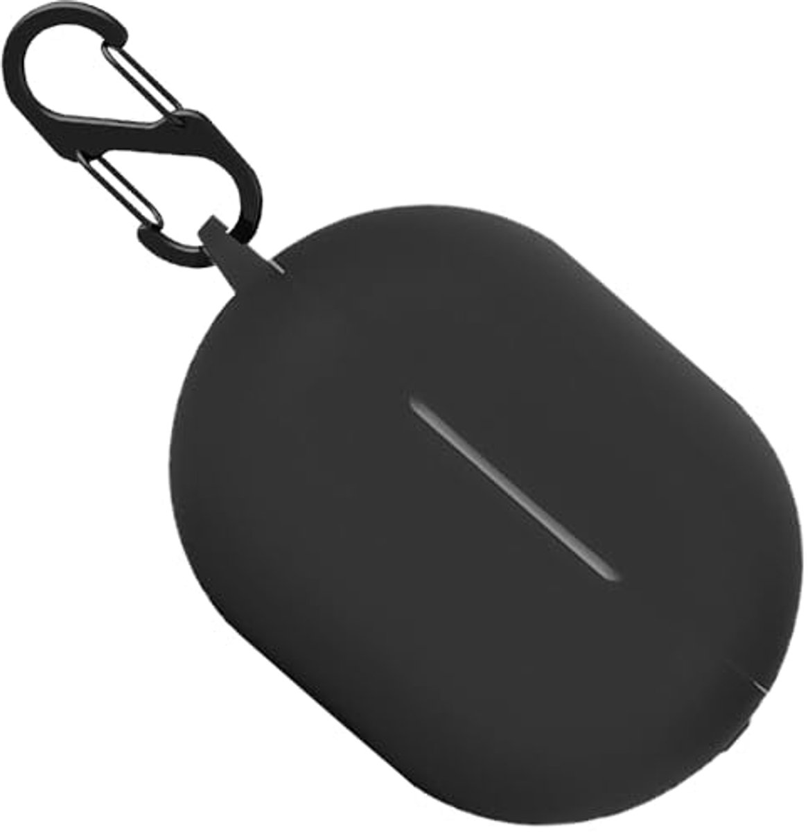 Silicone Case for Huawe FreeBuds Pro True Wireless Earphone Case, Shockproof Protective Case and Skin Protective Case for Huawe FreeBuds Pro with Keychain (Black)