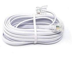 7,5 m Flat ADSL Hoge Snelheid Modem Kabel RJ11 naar RJ11
