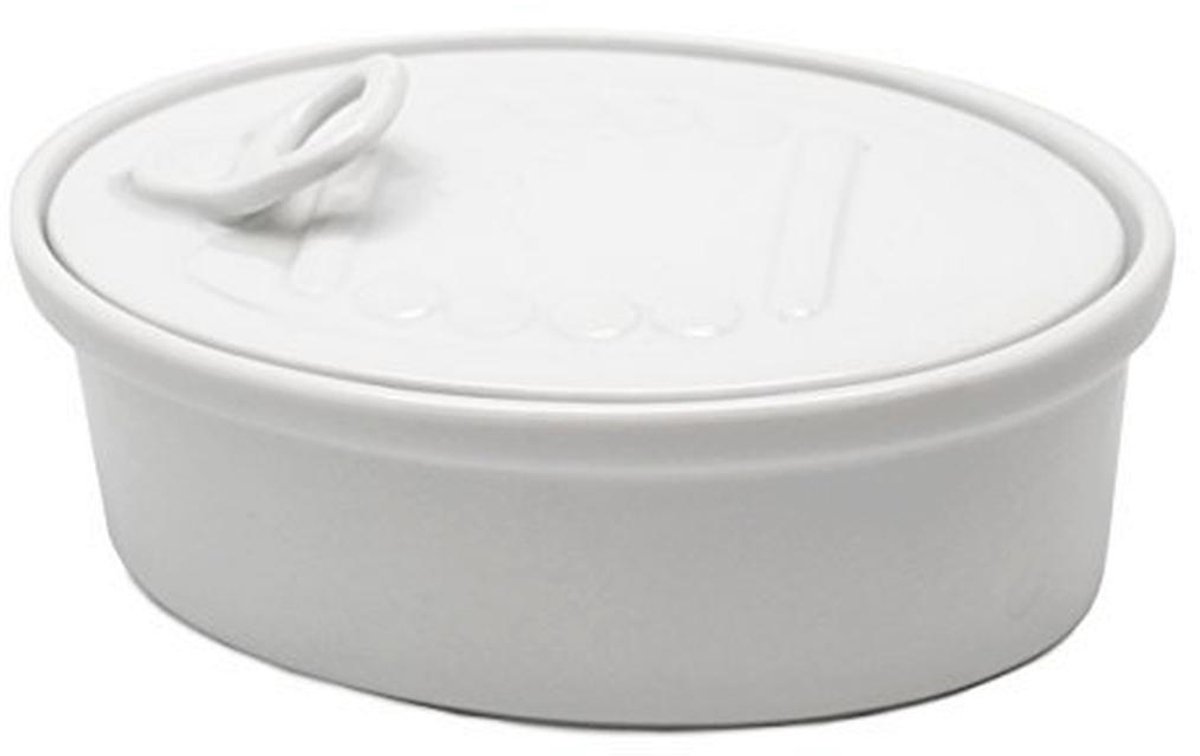 Snackdoos Porselein Wit 14 x 10 x 9.5 cm - Set van 2