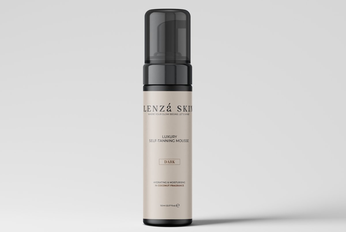 Lenzá Skin Zelfbruin Mousse Dark – 150 ml