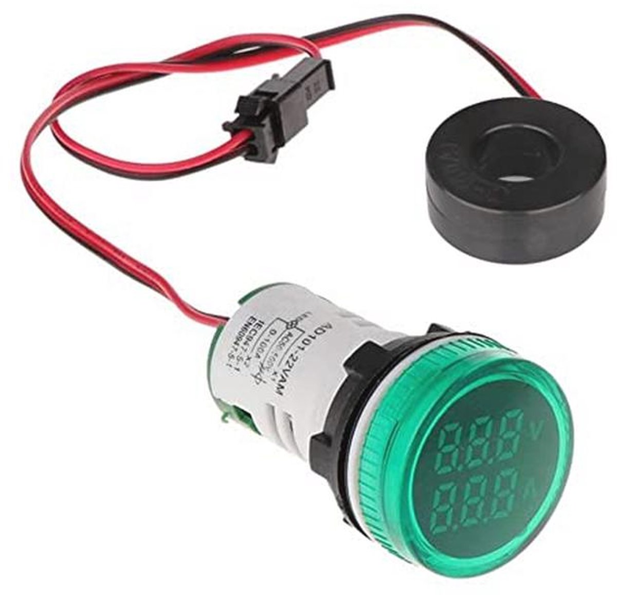 Multifunctionele AC Stroom Spanningstester met LED Display 50-500V 0-100A