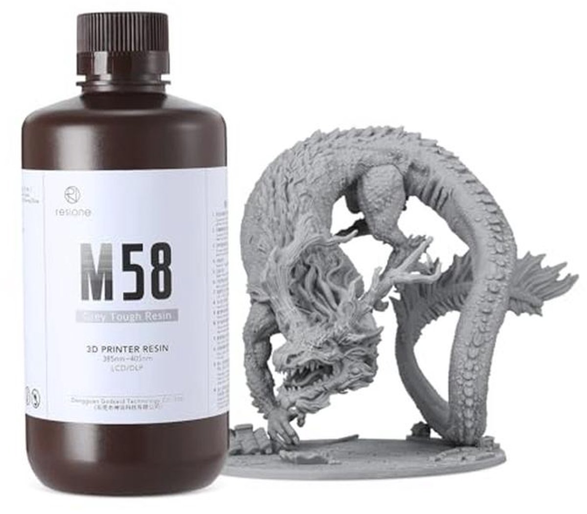 Harde 3D-printerhars voor LCD-3D-printen - UV 405nm Grijs 1000 g