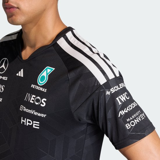 Adidas Performance Mercedes - Amg Petronas Formula 1 Team Coureursshirt - Heren - Zwart van adidas Performance — afbeelding 4
