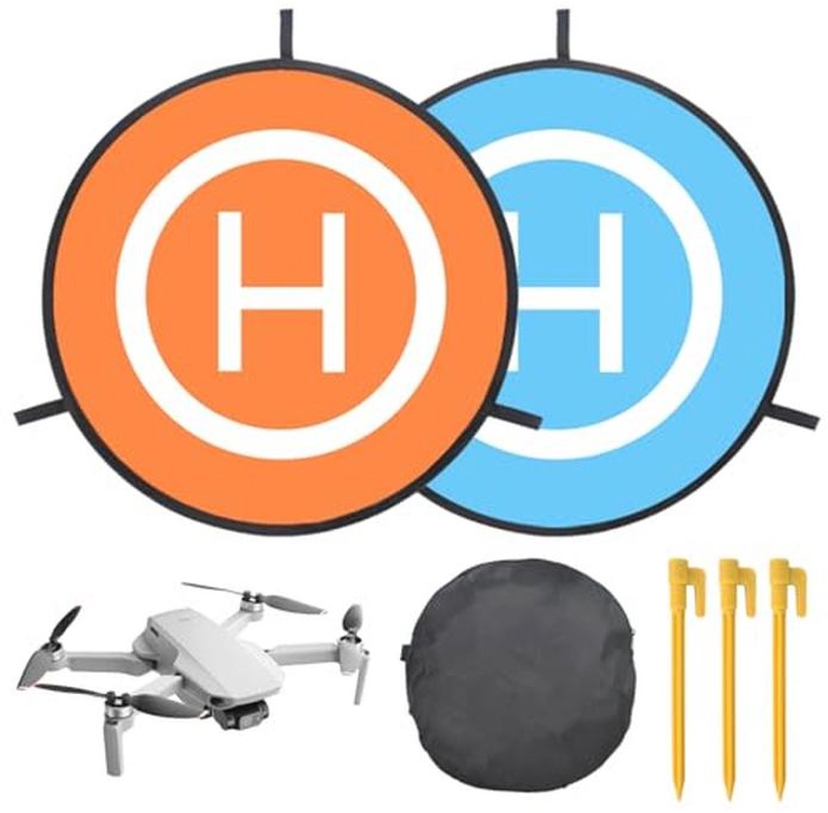 Universele Drone Landingspad 55 cm - Draagbaar en Opvouwbaar Helipad voor Drone