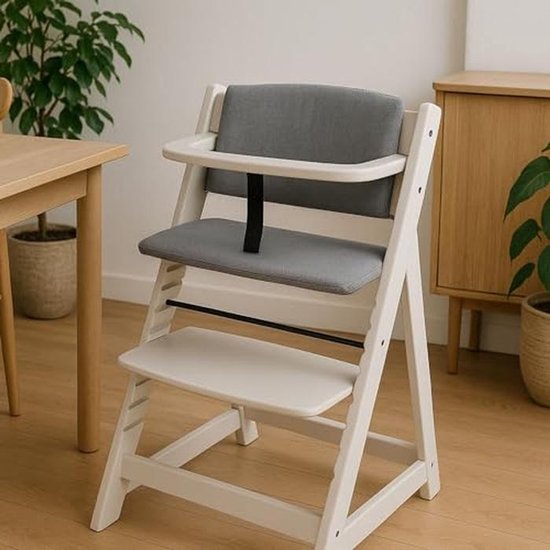 Verkleiningskussen voor Hoge Stoel - 2-delige Baby Zitkussen - Comfortabel en Waterafstotend - Voor Kinderen van 6 tot 36 Maanden — afbeelding 3
