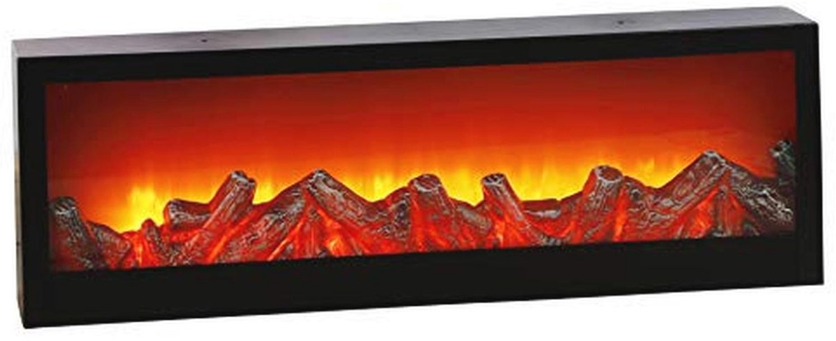 Decoratieve LED Open Haard met Imitatievuur en Warmwitte Verlichting