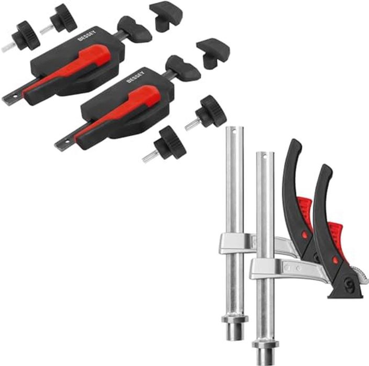 BESSEY Beperkte actieset MFT-A, 1 x WNS-SET-MFT en 1 x TW20-15-8KLI-set, gewicht 0,92 kg