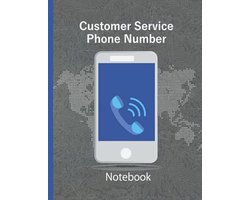 Klantservice Telefoonnummer Notitieboek voor Kantoorgebruik