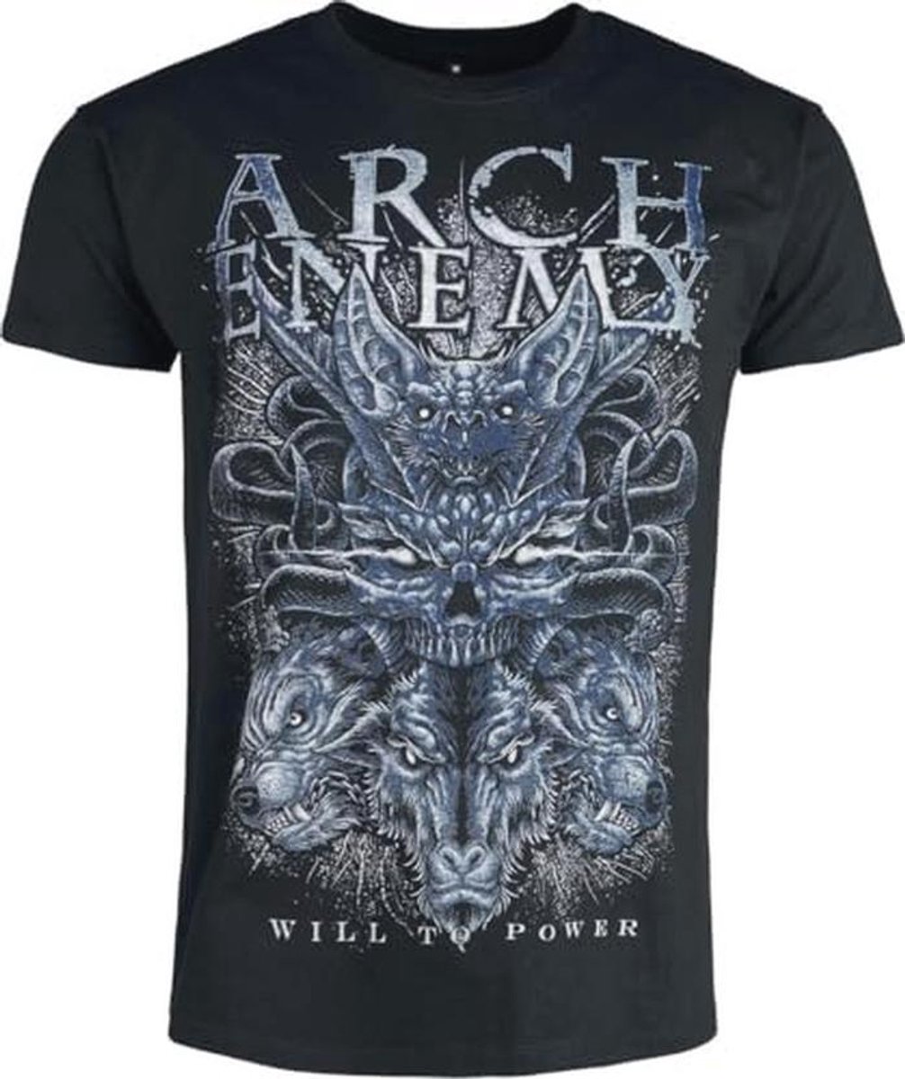 Will To Power T-Shirt Zwart - Band Merch voor Muziekliefhebbers