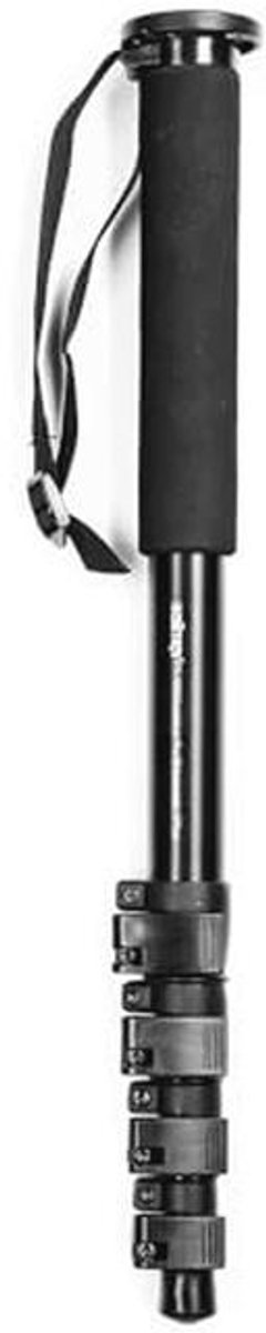Aluminium Monopod 177cm - Stevig en Lichtgewicht - 10 kg Draagvermogen - Fliplock Snelsluitingen - Ideaal voor DSLR en Compact Camera's - Inclusief Polsband en Transporttas