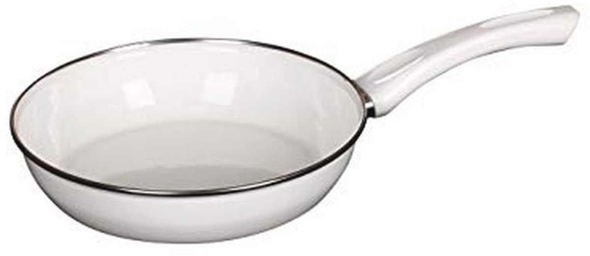 Klassieke keramische glazen pan 24 cm ideaal voor inductie koken