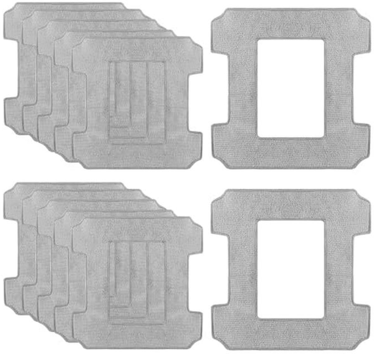 Reinigingspads voor W1/W1 Pro - 12 Stuks Microvezel Herbruikbare Reinigingsdoekjes