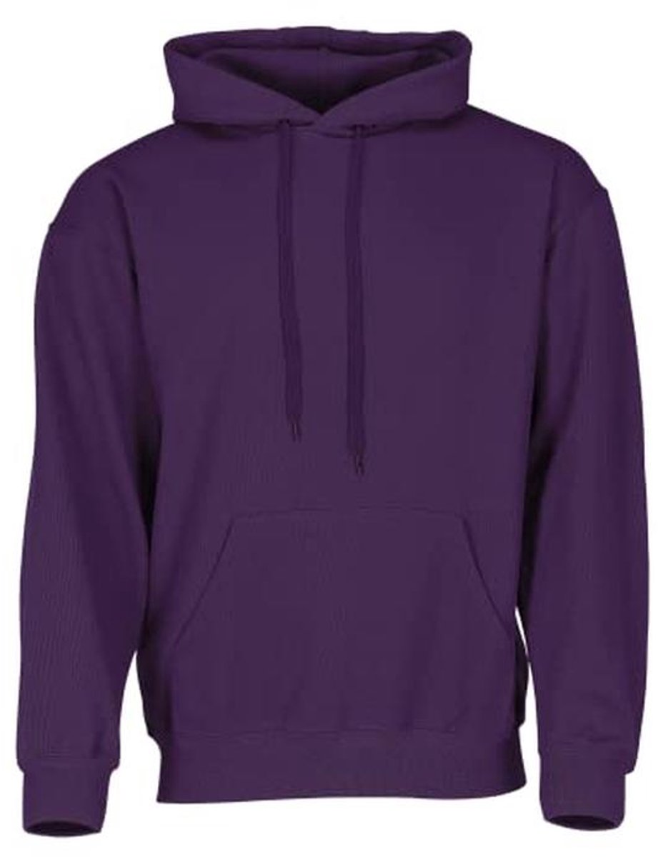 Classic hoodie sweatshirt met gratis stoffen zak, paars, XXL