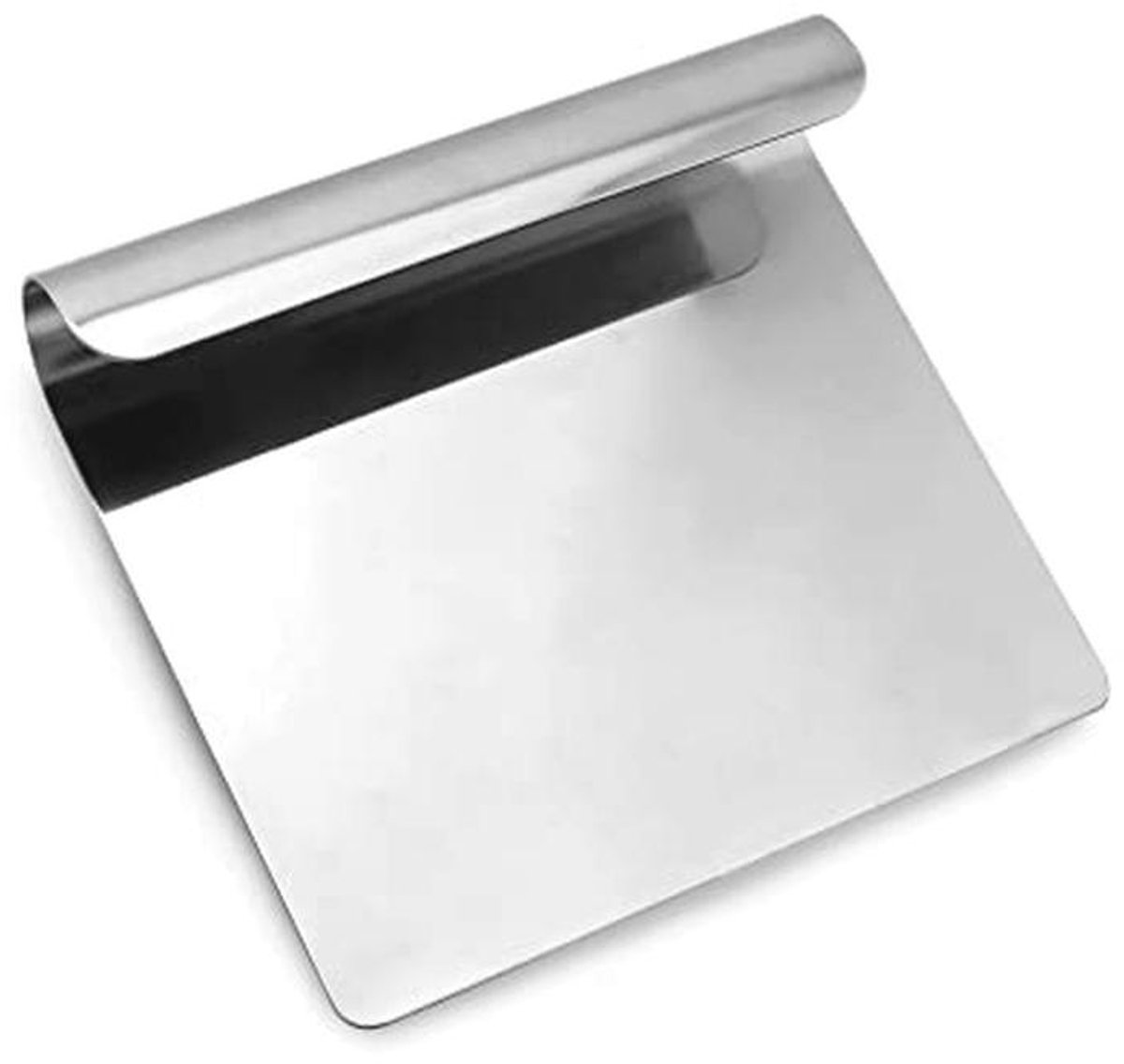 Groenteschep en Deegspatel - RVS Keukengadget 14 x 12 cm