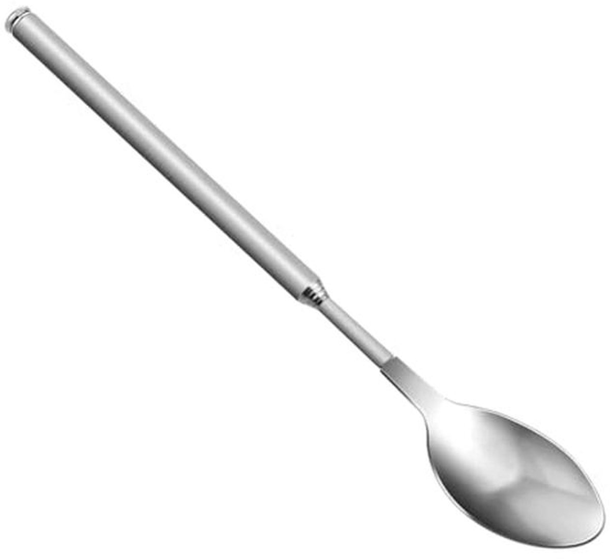 Intrekbare RVS Lepel - 63 cm Lange Koffielepel en Roerlepel voor Koken en Picknick