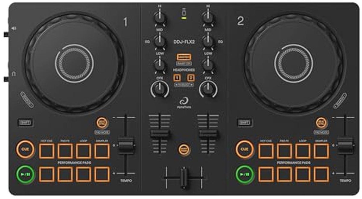 DJ Controller 2 Kanalen voor Professioneel Gebruik