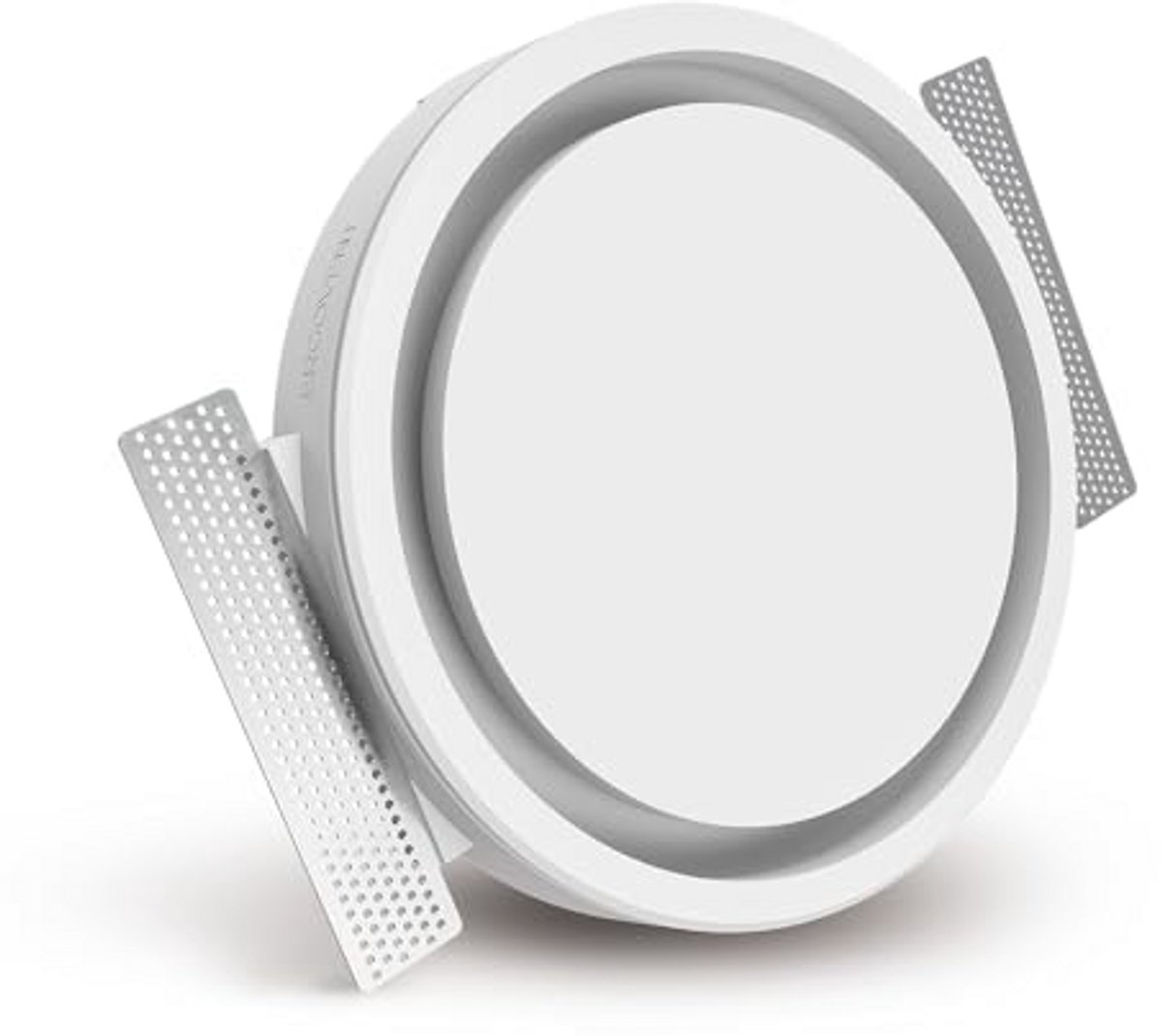 Ronde Frameloze Ventilatieuitlaat 160 mm - Lakbare Diffuser met Magneet voor Modern Interieur