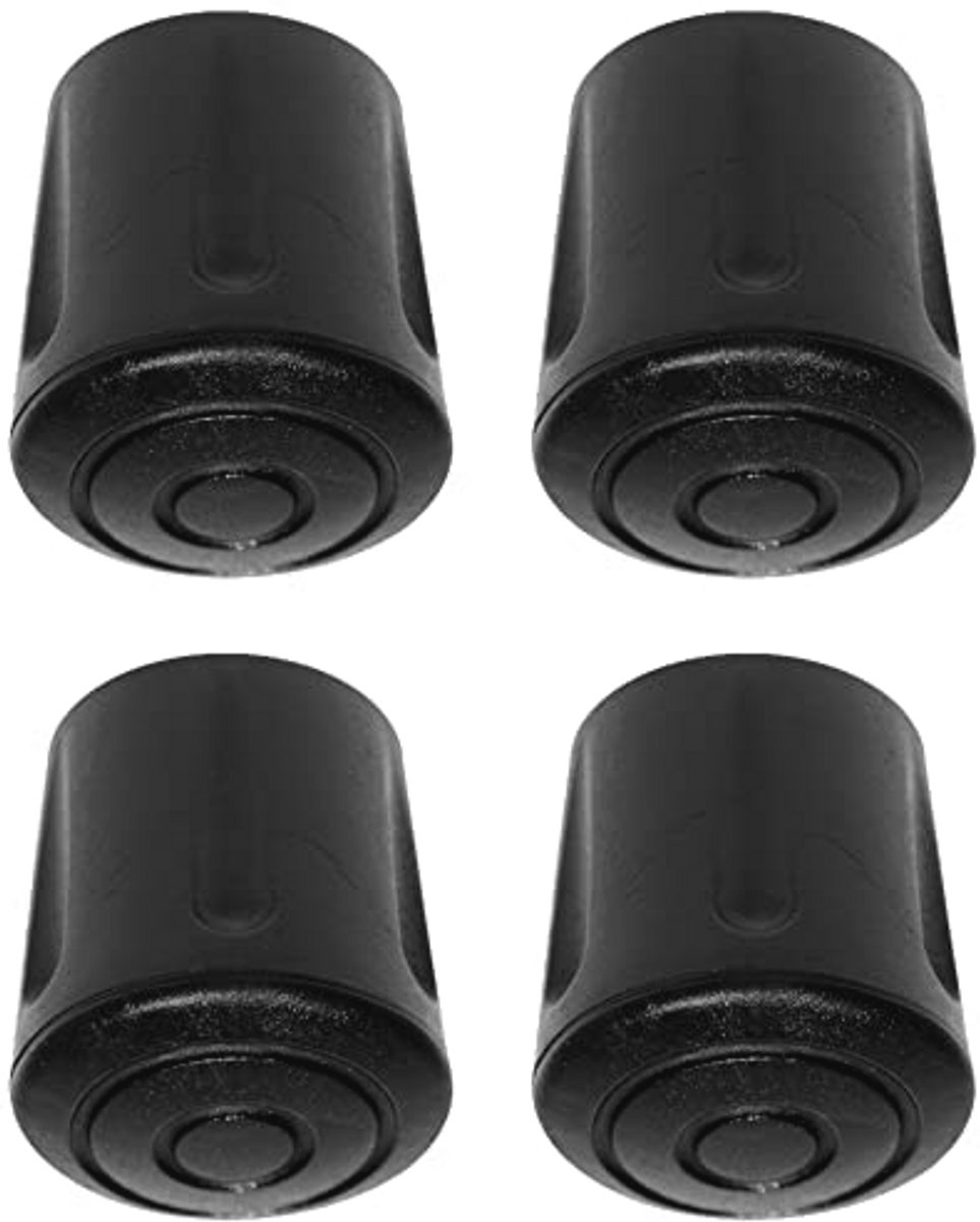 4 x EPDM Rubber Glijders voor Stoelen en Tafels - Bescherming voor Vloeren (32 mm)