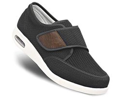 Verstelbare Heren Oedeem Diabetische Schoenen - Lichtgewicht en Comfortabel voor Ouderen met Zwelling
