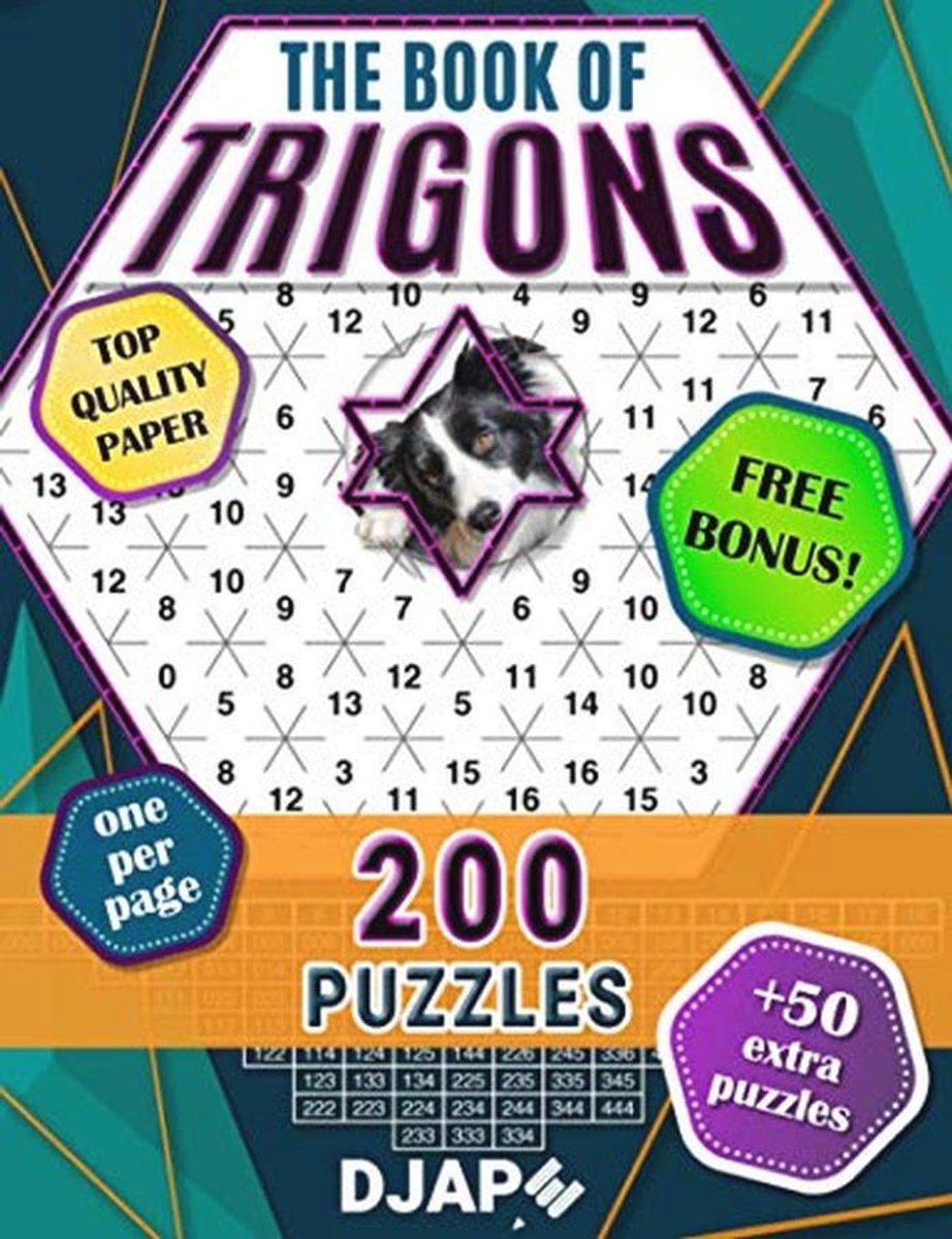 Trigons Puzzels: 200 Uitdagende Puzzels en 50 Extra Puzzels