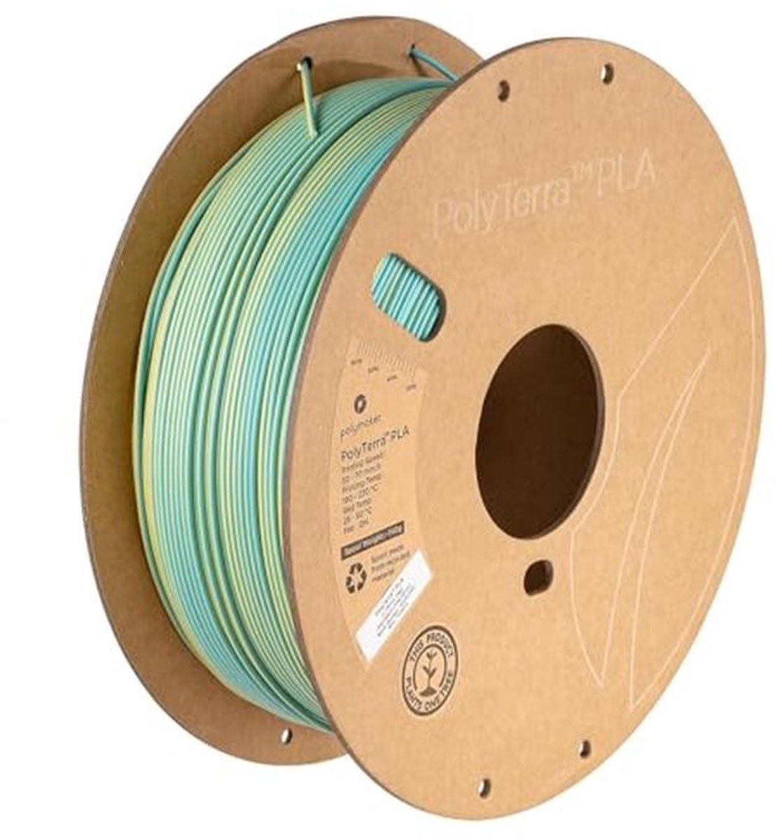 3D-printfilament Dual Color - 1.75mm - 1kg - Kameleon (Blauw-Geel)