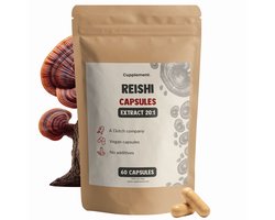 Cupplement Reishi Extract 400 mg 60 Capsules - Mushroom – Immuun - Paddenstoel
