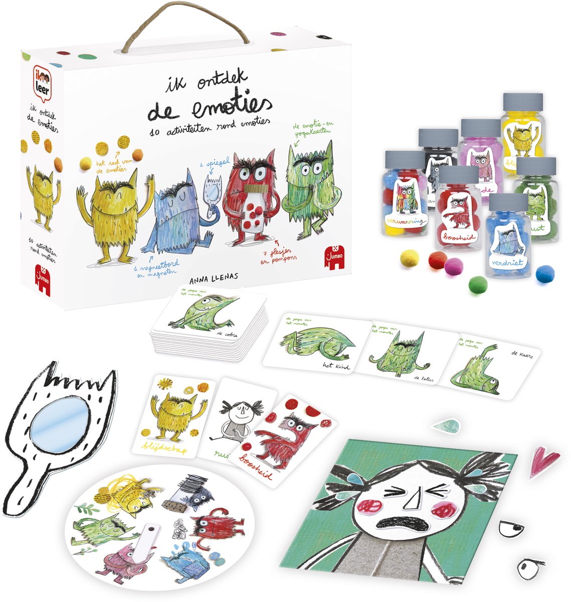 Jumbo - Ik leer Ontdekken Emoties - Kleurenmonster - Color Monster - Emoties - Vanaf 3 jaar — afbeelding 5